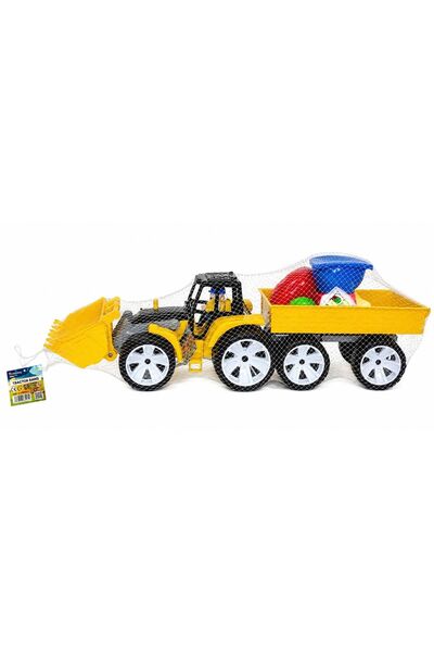 OEM TRACTOR BAMS FATA ZÂMBĂTOARE NEGRU GALBEN - 19 cm - plastic