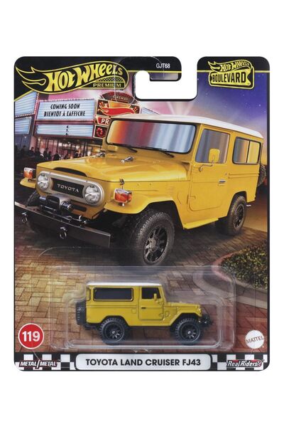 mattel Hot Wheels Премиум Булевард Количка от лят метал Toyota Land Cruiser F...