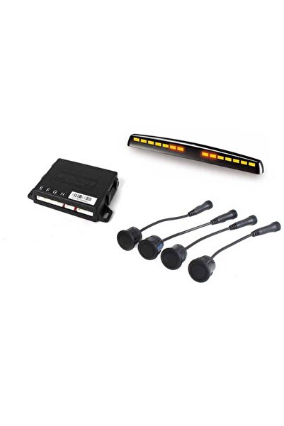 SteelMate Σύστημα Στάθμευσης Εμπρός PDC Με 4 Αισθητήρες 18.5 χιλιοστά Μαύρο Μ...