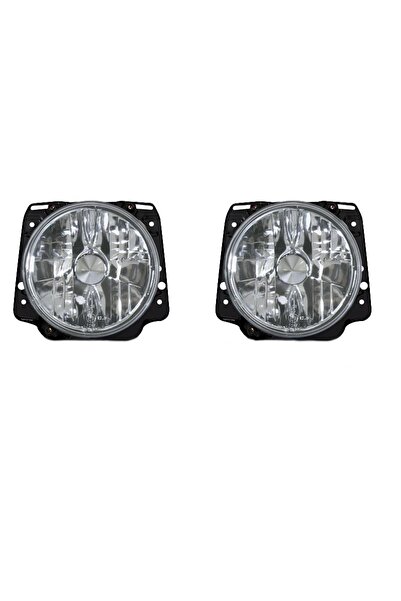 Depo Σετ Εμπρόσθιων Προβολέων για VW Golf 2 83-92 Διαφανές Γυαλί H4 Χειροκίνη...