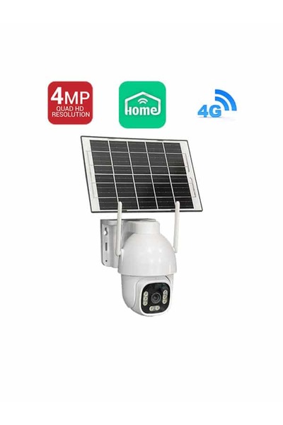 Adax 4G PAN TILT IP κάμερα εξωτερικού χώρου με ηλιακό πάνελ H.265