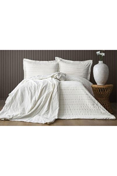 Pupilla Bedspread Duvet Cover Set Margarita Ecru