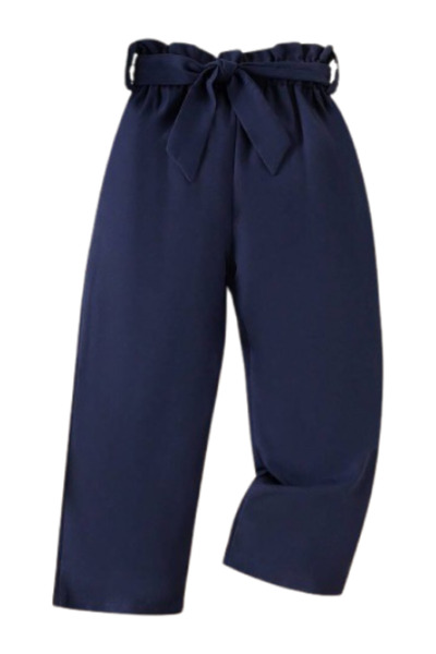 OEM Pantaloni eleganti pentru fete, culoare Albastru Inchis, 4Y