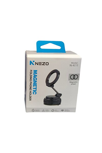 NEZO Magnetic Folding Phone Holder for Car Dashboard - $360^\circ$ Rotation A...