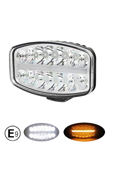 Flexzon Προβολέας LED 80 Βατ 10-30 Βολτ Εφέ Νέον 3 Λειτουργίες Λευκό - Πορτοκ...