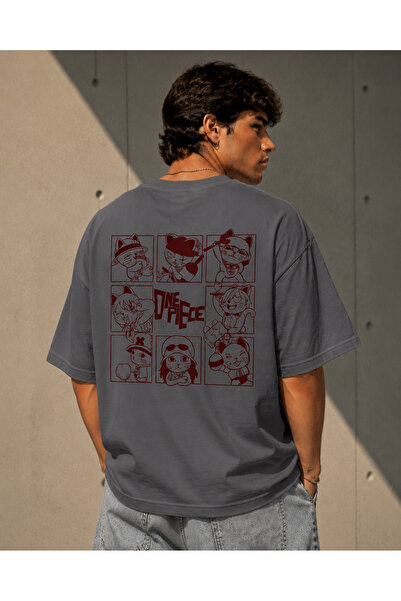 Nulivez One Piece Chibi Characters Printed Oversize Unisex T-Shirt – Anime St...