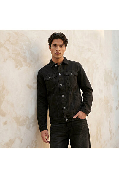 Lee Cooper Men Flap Pocket Trucker Jacket