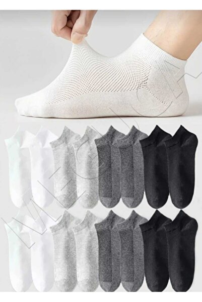 RIVANI 8 Pairs of Colorful Sports Socks100/100 in 3 Colors White Black Gray