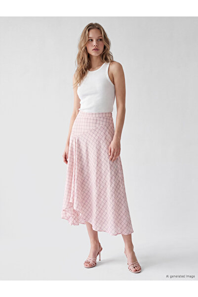 LC Waikiki Timeless Clothing & Timeless Choices Zippered Waist Checked Embroi...