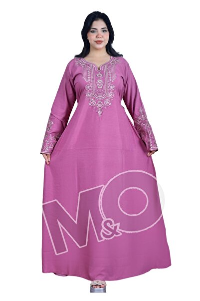 M&O 2 Linen Jalabiya with High Quality Embroidery, Cool, Weighs from 60 to 12...