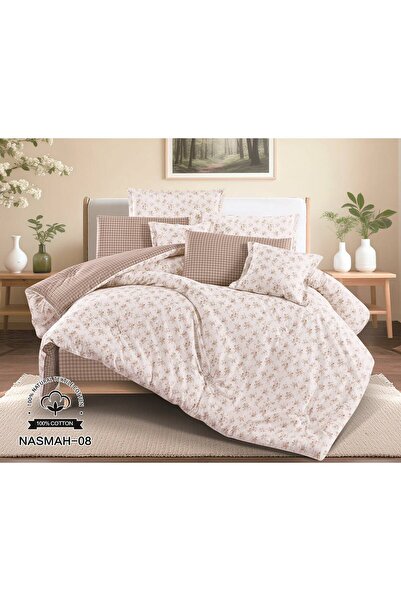 BIET ALMAFROSHAT Duvet Cover Set with 100% Cotton Bedspread, 6-Piece Set.
