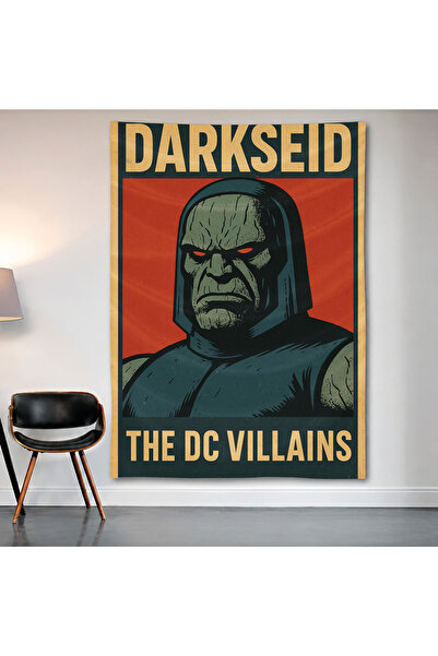 Geek Cultcha Darkseid Dc Villains Wall Covering Wall Tapestry First Quality S...