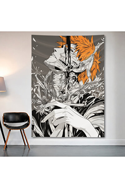 Geek Cultcha Bleach Ichigo Kurosaki Wall Covering Wall Tapestry First Quality...