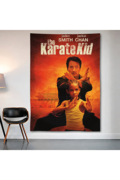 Geek Cultcha سجادة حائط من The Karate Kid، ملصق من قماش الساتان عالي الجودة