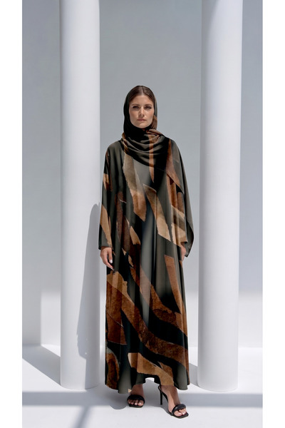 orastelle The Amber Stroke Abaya