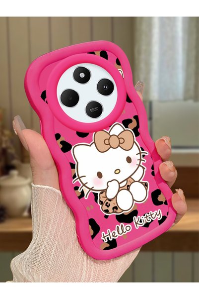 Hontinga Redmi 14C Compatible Case Camera Protector Red Silicone Couple Phone...