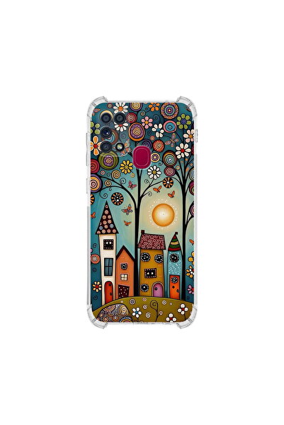 PrintiFy Samsung Galaxy M31 ile Uyumlu Düşlerin Dansı Serisi Gece Senfonisi T...
