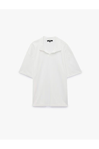 Koton Cotton Short Sleeve Comfortable Fit Polo Collar T-Shirt