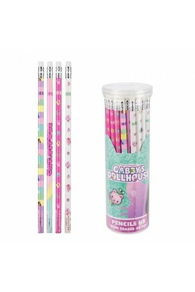Starpak Creioane Gabby's Dollhouse HB, creioane grafit cu guma la capat, moti...