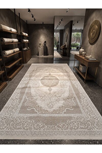 Merinos Vincent Still 78952 030 Leke Tutmaz, Tozumaz Yumuşak Modern Halı Salo...