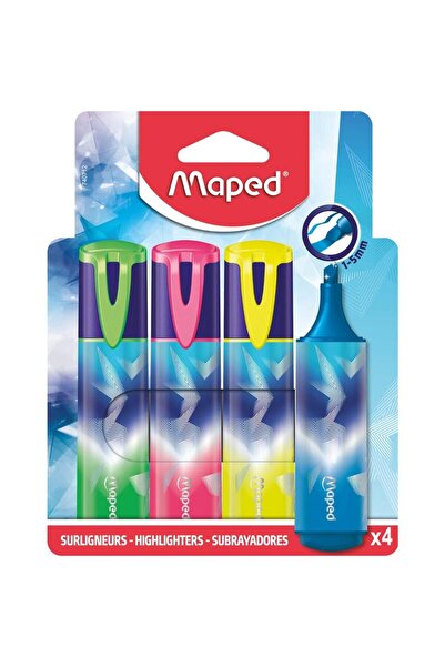 Maped Evidentiator/marker Arctic Fluo, varf 1-5 mm, culori fluorescente, mult...
