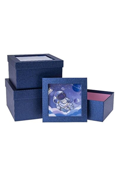OEM Set cutii cadou Rozette Cosmos, cutii de prezent cu fereastra pentru expu...