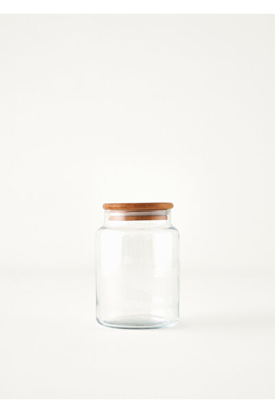 Empressco 890Cc Jar with Wooden Lid, Stylish and Durable Storage Solution