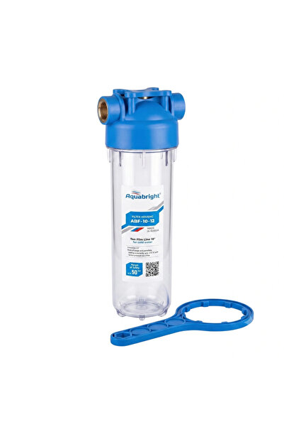 AquaBright Jam (Hoznak) 10 Inch Transparent Water Filter Empty (Without Candl...