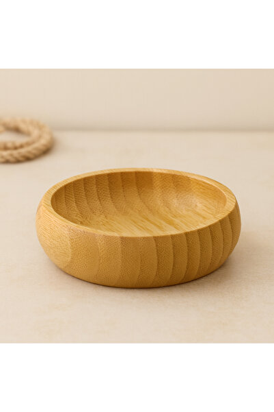 magicool Bamboo Wooden Snack Bowl 8.5 cm (Mini Turkish Delight Bowl)