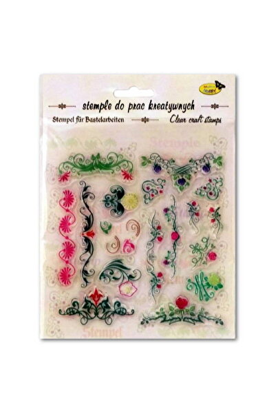 Galeria Hobby Set 17 stampile florale Galeria Hobby, 27x14mm - 85x13mm
