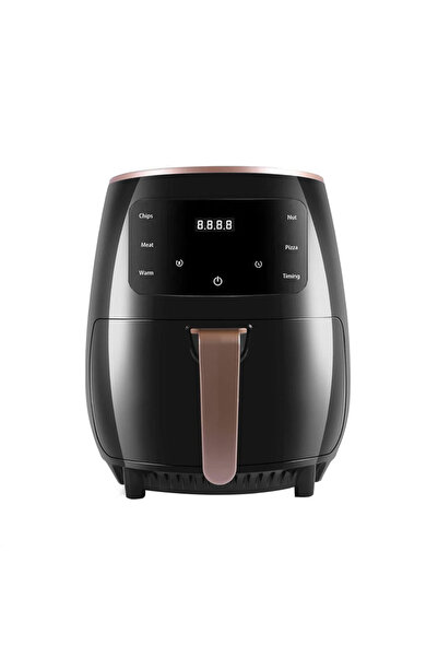 YBOSHOP Friteuza cu aer cald 4.5L, 1400W, 8 programe, touch, afisaj digital, ...