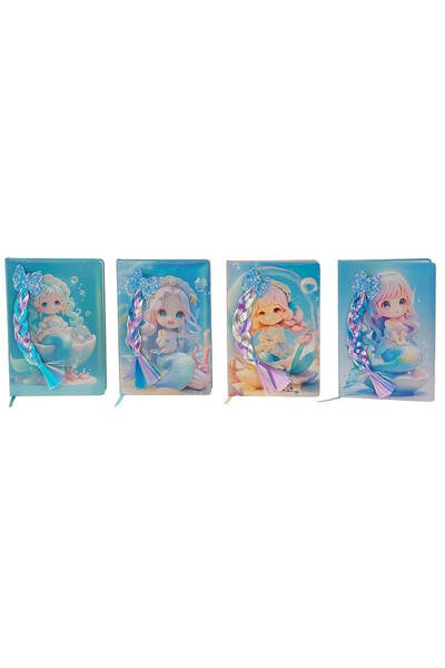 adar Notes A5 21x14,5 cm, mix de modele, coperta cu imprimeu si ciucure decor...
