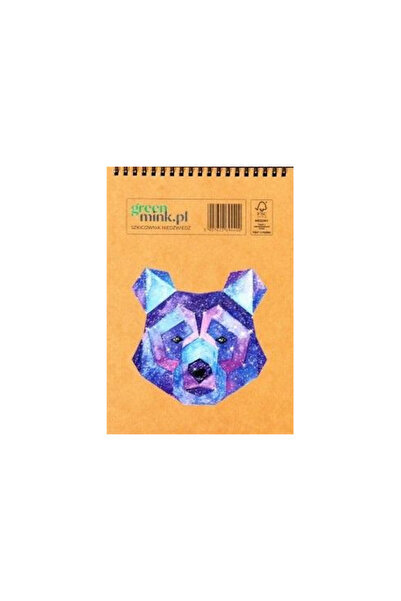 Greenmink Sketchbook/caiet de schite Greenmink.pl Niedzwiedz, cu spirala, , c...