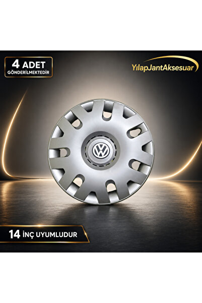 YILAPJANT YILAPJANTAKSESUAR WOLKSWAGEN 14 İNÇ UYUMLU 4 ADET JANT KAPAĞI