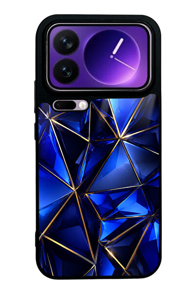 Spoyi Xiaomi 17 Pro Max Sapphire Crystal Edge Tasarımlı Glossy Telefon Kılıfı