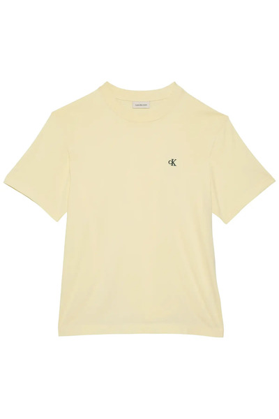 Calvin Klein SS EASY MONOGRAM TEE, ZRK, S Sarı Erkek T-Shirt
