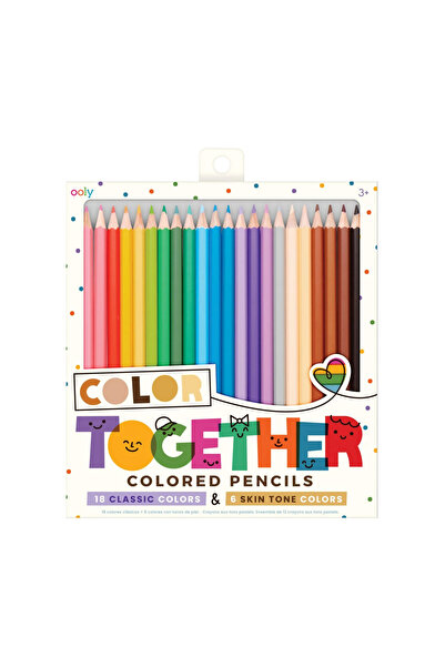 Ooly Creioane colorate Color Together - Set de 24, Ooly, 3 ani+
