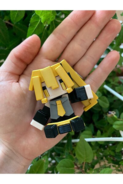 Modellio3D Akita Neru Pixel Style Figür