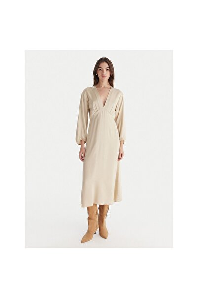 Vicolo Rochie de cocktail pentru femei TF0250 Bej