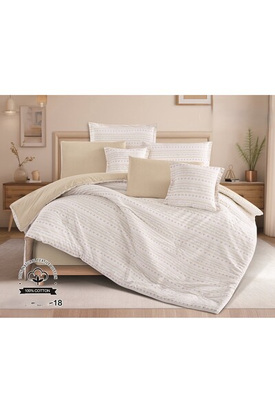 Red Rose Nefren Summer 100% Cotton 8-Piece Bedspread Set Luxury and Elegance ...