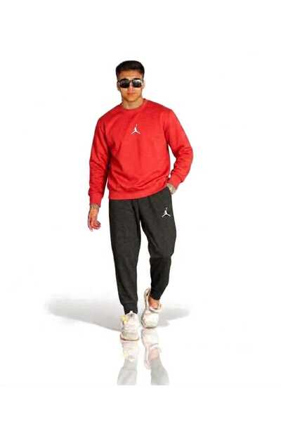 YK WEAR طقم بدلة رياضية سوداء فاخرة للجنسين من نيو سيزون