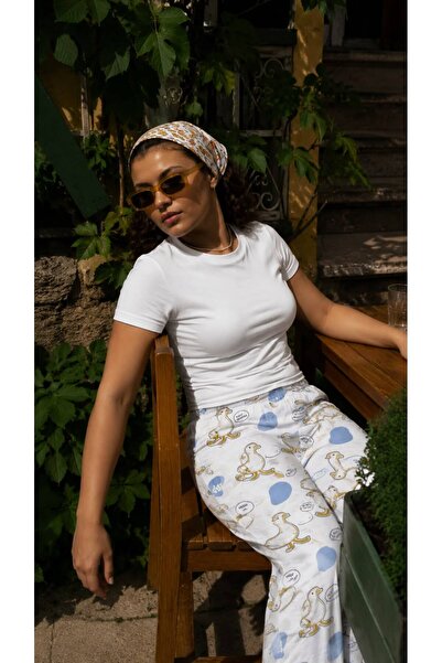 MODABOX 100% Cotton Combed Cotton Pajama Set Short Sleeve T-Shirt and Pattern...