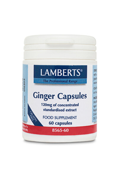 Lamberts Τζίντζερ 120 mg 60 Κάψουλες