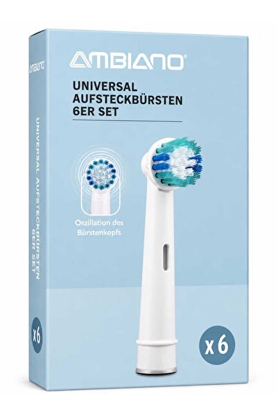 Home Ambiano Universal Electric Toothbrush Replacement Heads – Top Bottom Set...