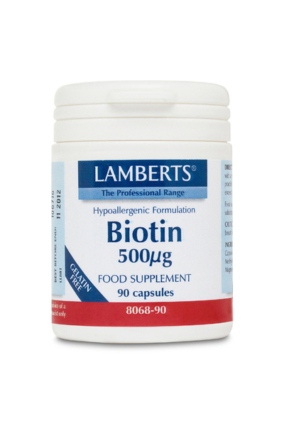 Lamberts Βιοτίνη 500mcg 90 Κάψουλες