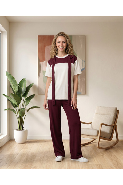 Paydey Lacing Detail Tracksuit Set