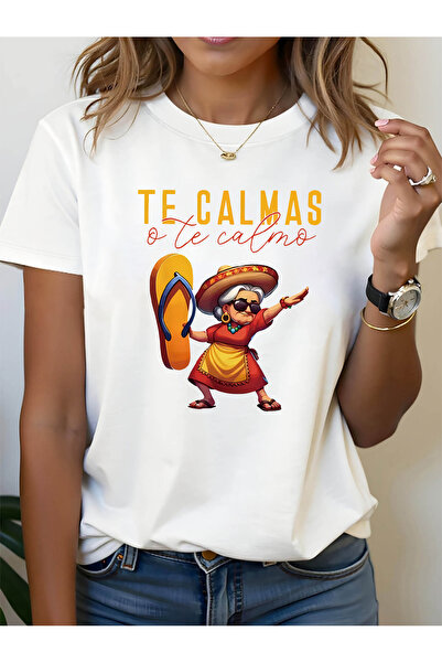 12 HERTZ تي شيرت TE CALMAS O Te Calmo بطباعة جرافيك، قميص كاجوال بأكمام قصيرة...
