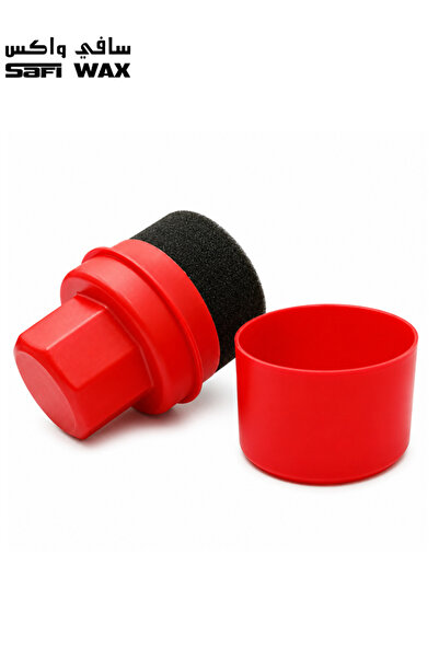 SAFI WAX Universal Tire & Leather Wax Applicator Sponge with Handle for Car T...