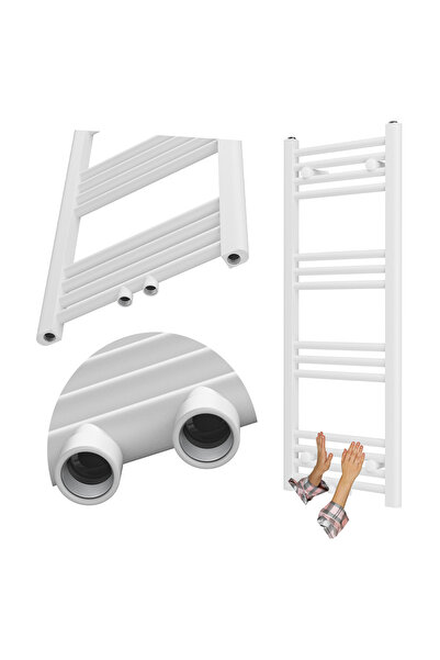 Granitan Radiator Baie Raven, Electric, 100x40 cm, 331W, Otel, Alb