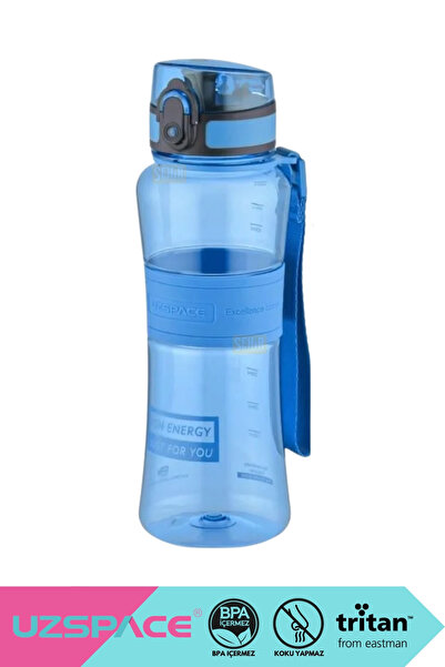 Uzspace 550ml New Collection Medium Size Silicone Body Tritan Water Bottle No...